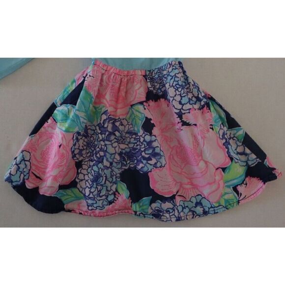 Lilly Pulitzer 006066 Girl's Sz XS High Tide Hey Bouquet Mochi Dress - Picture 5 of 5